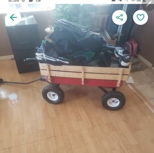 Wagon with off-road wheels